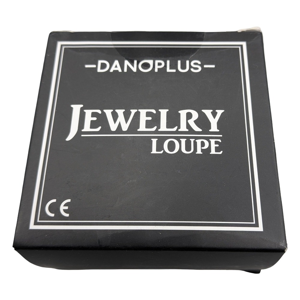 Danoplus‎ LED Jewelry Loupe Triplet 10X-21mm Dual Light White & UV Magnifier New